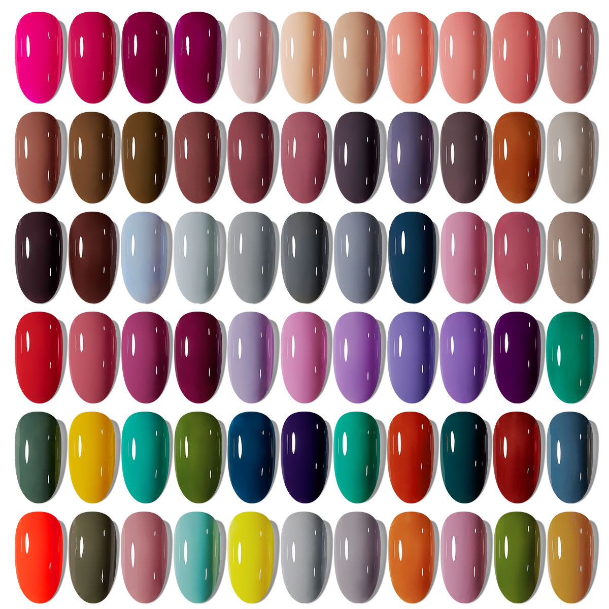 Gel De Unhas , Série Popular 141 Cores Vibrante Todas As Estações ...