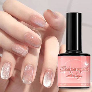 Reflexo Glitter Gel De Polimento De Unhas De Gato , Magnético Holográfico Cintilante De Transparente , Necessidade De Lâmpada UV/LED , Para Salão Doméstico Arte DIY