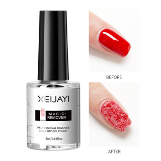 Removedor Mágico De Esmalte De Unhas Em Gel E Kit De Empurrar Aço-Remoção Rápida Fácil