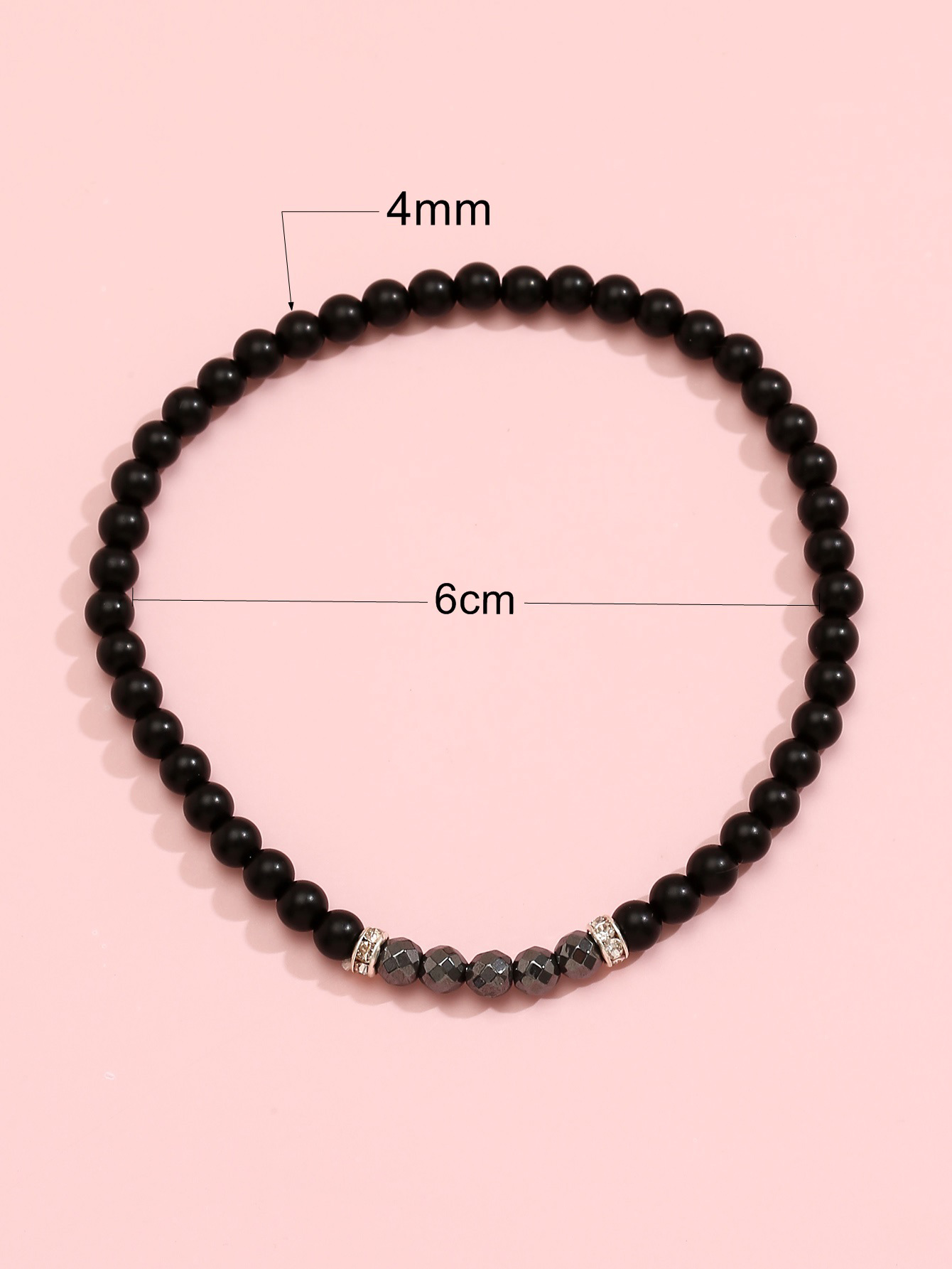 Turquesa Pedra Natural Frosted Stone Black Bead Bracelet Mulheres Homens Pulseiras De Casal Amigo Fashion Jewelry