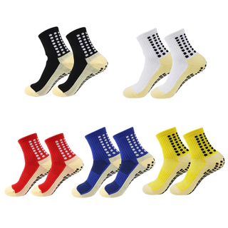 5 Pares Novo Estilo Meias de Futebol de Solo de Silicone Antiderrapante Meias de Futebol de Solo de Silicone Almofadado Meias Esportivas de Basquetebol Rugby