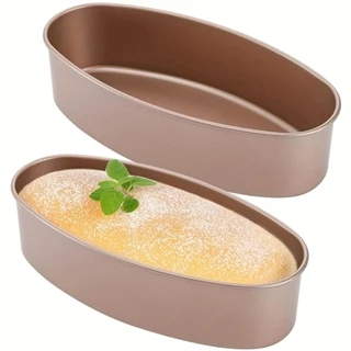 1PC 23CM Oval Antiaderente Panelas De Aço Carbono Molde Bolo Cheesecake Pão Pan Cozimento Torta Bandeja Lata Bakeware Fe