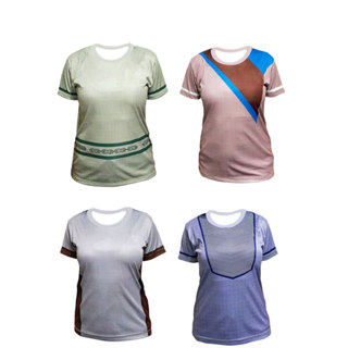 [Camisas T-Shirts Alternativas Uniformes Para Mulheres TSHIRT De Sublimação Completa-Camisola Alternativa Professores-Vendedor LEGIT
