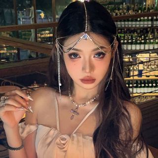 1 Pedaço de Noiva de Água Tassel Decoração do penteado