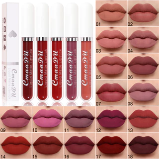 Baton Matte Batom Brilho Labial Líquido Não Desbotante De Longa Duração Hidrata Lábios Vermelhos Sexy
