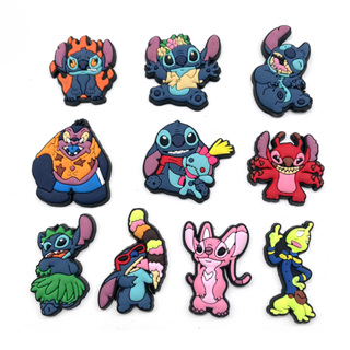 10pcs/set Cute Shoe Charms for Croc Sandals PVC Cartton Anime Garden Acessórios Para Calçados Femininos Presentes Crianças