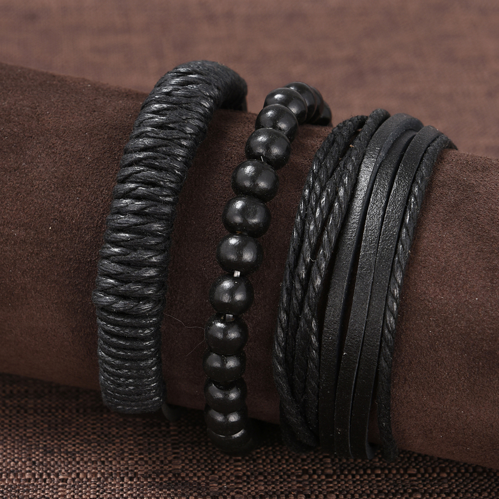 Jóias De Moda Pulseira De Couro