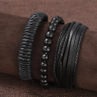 Jóias De Moda Pulseira De Couro