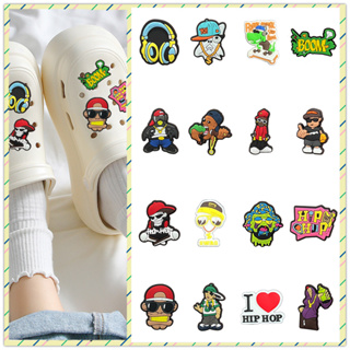 12pcs Cartoon One Piece Shoe Charms Décoration pour Bricolage Croc Clog  Sandales Accessoires