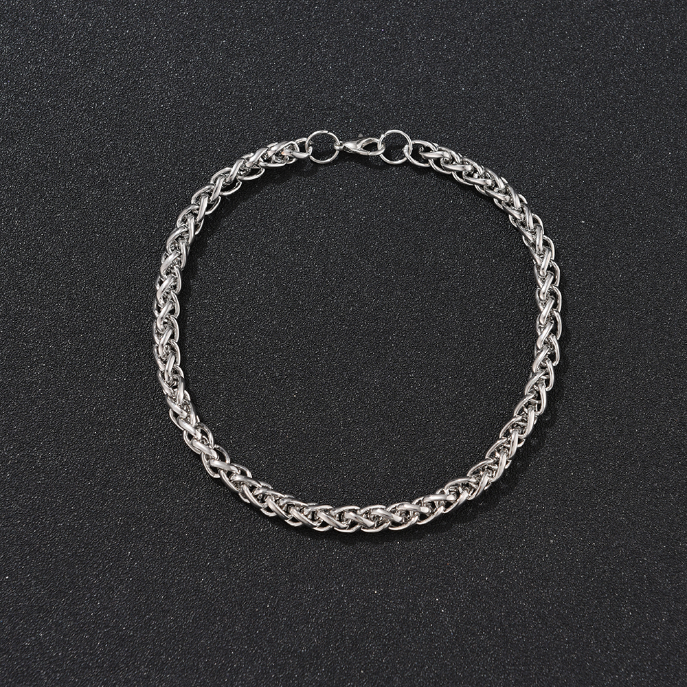 Pulseira De Moda Minimalista Européia E Americana Personalizada punk hip-hop