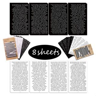 8 texto lazer bênçãos dizer adesivos adequados para arte lixo diário planejador colagem álbum de fotos decoração estétic