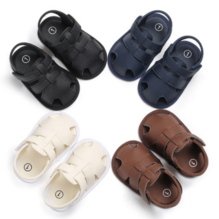 0-18 Meses Sapatos De Bebê Sandálias De Verão Com Design Oco Antiderrapante Sola Macia Primeiro Andarilho Calçado