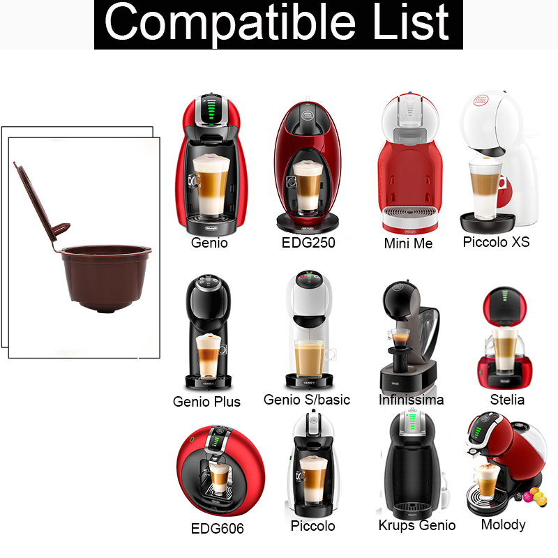 Copo Filtrante Reutilizável De Cápsula De Café : Recarregável , Ecológico E Perfeito Para Os Amantes Do Nescafe Dolce Gusto