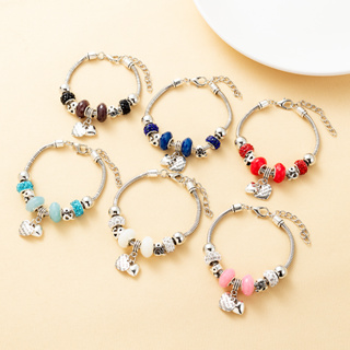 1 Pacote Pingente do Amor Pingente do Amor Acessórios de Moda Casual feminina Acessórios de Moda Metal diy Pulseira com Contas