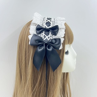 1 Peça de Cabelo de Senhora Multicolor Acessórios de Cabelo de Laço Lolita Lolita Lolita Barroco Doce Senhora Jovem Cabeleireiro Adequado para Todos os Dias Camareira Estilo Renda Uso de cosplay