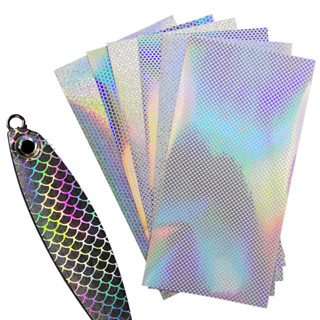 12pcs Sortido De Adesivos Refletivos De Pesca Transparentes Laser À Prova D