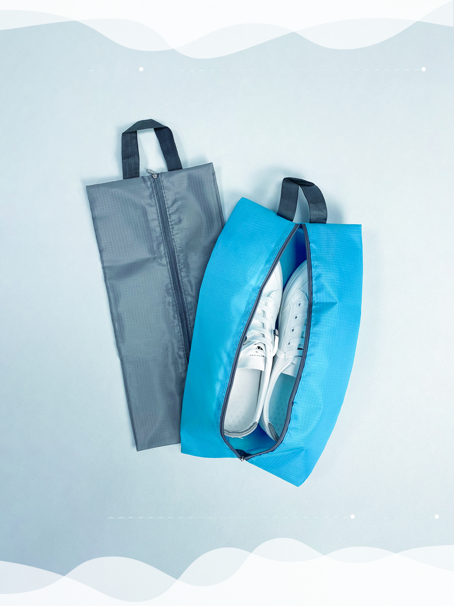 Sacos de armazenamento de roupas Sacos de vácuo transparentes para viagem  Sapatos Maquiagem Roupa íntima com zíper Embalagem de viagem portátil Bolsa