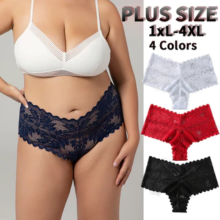 Calcinha Feminina AMVI Tamanho Plus Para Mulher Lingerie De Algodão De Cintura Alta