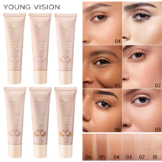 6 Cores Base Líquida Base Líquida Retoque Invisível Creme Base de Tom de Pele Creme Base de Creme Hidratante Matte