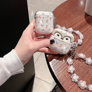 Luxo Glitter flor adequado para airpods pro caso protetor airpods3 fone de ouvido caso pro2 resistente ao choque caso pr