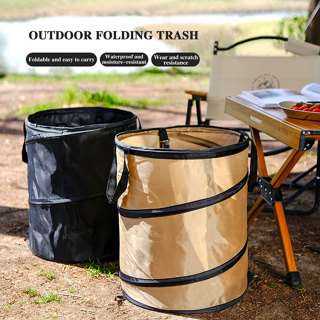 Lata De Lixo Pop-up De 1 Peça , Portátil Para Acampamento Ao Ar Livre Dobrável Jardinagem Saco De Jardim Balde De Folhas
