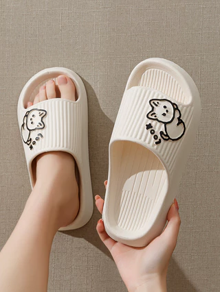 Homens Mulheres Chinelos de banho Flip-Flops, Ducha de banho Ducha leve de secagem rápida Anti-derrapante, Areia feminina de praia