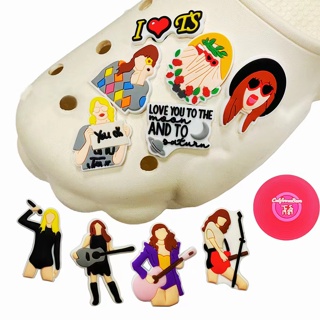 12pcs Cantor Destacável Sapatos de Buraco Destacável Random DIY Hole Shoes Beach Packaging Accessories