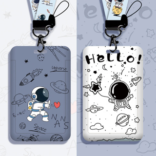 Conjunto De Porta-Cartões Para Estudantes Astronauta Material De Escritório E Presentes O Festival Da Primavera Do Bus Pass
