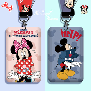Conjunto De Porta-Cartões Para Estudantes Mickey Material De Escritório E Presentes O Festival Da Primavera Do Bus Pass