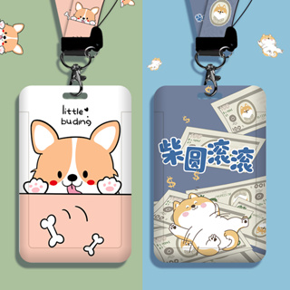 Conjunto De Porta-Cartões Para Estudantes Fortune Dog Material De Escritório E Presentes O Festival Da Primavera Do Bus Pass