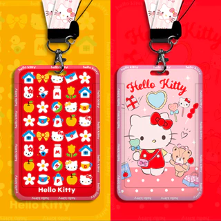 Porta-Cartões De Identificação Com Cordão Fotográficos Estudante Chaveiro Acesso Kitty Capa Para Cartão Fotográfico Idol