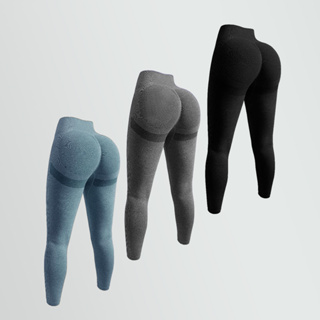 Tintura Calças De Yoga Leggings Esportivas Femininas Sem Costura