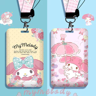 Porta-Cartões De Estudante Identificação Com Alça De Cordão Fotográficos Ídolo Photocard Tng Melody Lanyard Etiquetas De