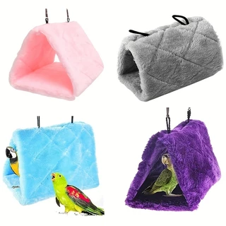 Moda Animal De Estimação Pássaro Papagaio Gaiolas Rede Quente Cabana Tenda Cama Pendurado Caverna Para Dormir E Incubaçã