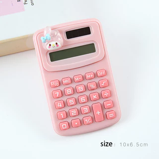 Calculadora De Alto Valor De Desenhos Animados Bonitos E Portáteis De Escritório Para Estudantes Pequenos Artigos De Papelaria Aprendizagem De Computadores