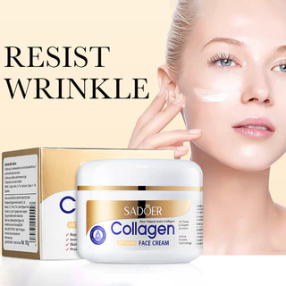 Creme antirrugas de colágeno ósseo, creme delicado de colágeno para pele
