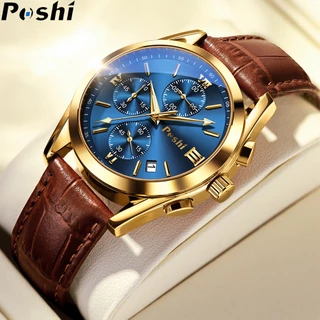 Relógio Luminoso POSHI Luxury Brand Calendário Automático à Prova d