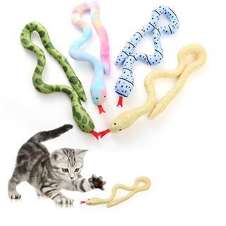 Brinquedo de Pelúcia de Pelúcia de Pelúcia de Cobra Greedy Resistente à Mordida Molar Interactive Play Pet Supplies