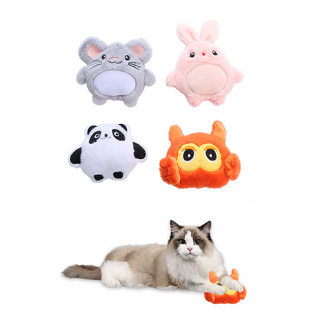 Brinquedo de Pelúcia para Gato Inclui Papel Sonoro Brinquedo de Pelúcia em Forma de Animal Bonito