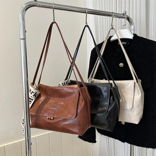 Bolsa de Moda de Grande Capacidade para o Ombro Retro