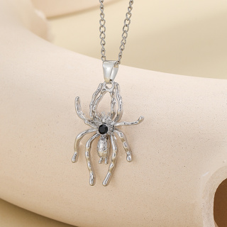1 Colar Pingente de Aranha Escura Criativo de Moda Pedaço Adequado para Homens Mulheres Desgaste Diário