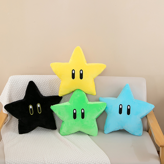 1pcs Plush Toy Star, Almofada de Almofada de Almofada Cartoon Star, Adequada para Sofá Cama