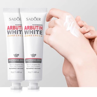 Niacinamida Arbutin Whitening Skin Rejuvenescedor Creme para as Mãos Outono Inverno Creme para as Mãos