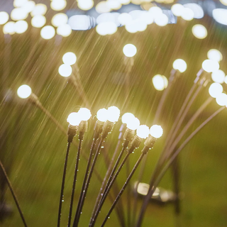 Luz Solar Firefly LED Para Jardim