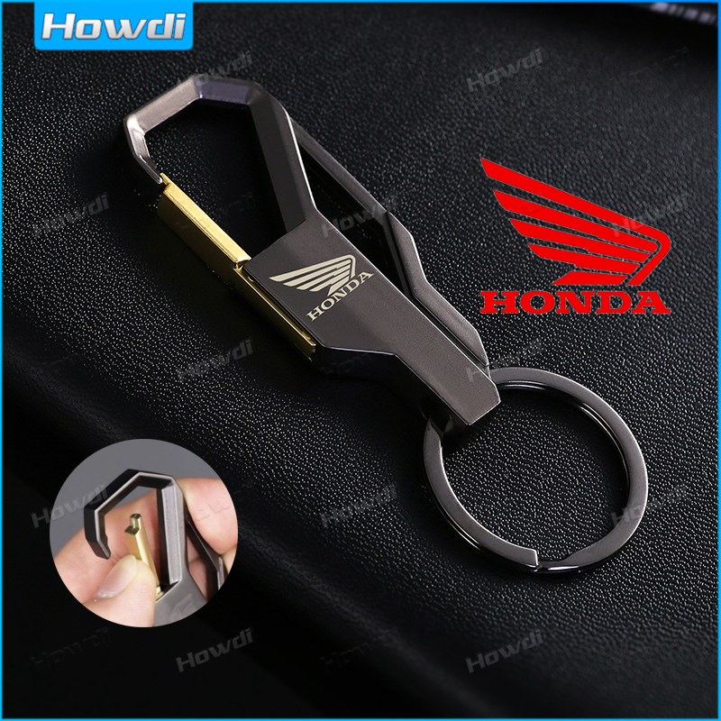 Novo Chaveiro Porta-Chaves Com O Logotipo Do Carro De Motocicleta Para Honda-motor