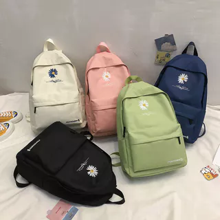 Nova Mochila Moda Mochila Moda Mochila Pequena Mochila Escolar Mochila de Viagem Mochila de Lazer Mochila de Praia Exterior Margarida Impressa