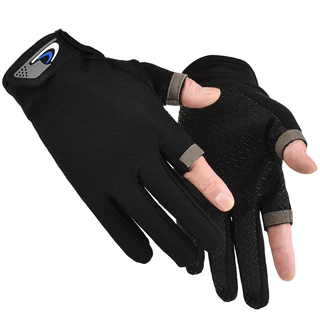 Luvas De Dois Dedos Com Vazamento Para Ciclismo , Protetor Solar Fino Masculino , Secagem Rápida , Condução , Pesca , Mo