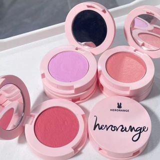 Herorange Mousse Mousse Monocromática Blush Cream Matte Multiuso Natural Brilhante Expansão de Encolhimento Cor Sol Lama Vermelha Rouge Multi-Cor Opcional