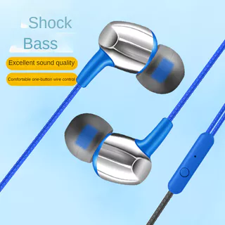 Newmsnr Novos Plugues De Ouvido Intra-Auriculares Com Fio De 3,5m Em Linha Controle Inteligente De Microfone Fone Subwoofer De Chamada HD Design Ergonômico