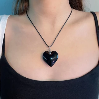 Moda Multicolor Moda Simples Temperamento Simples Colar de Amor Senhoras Menina Quente